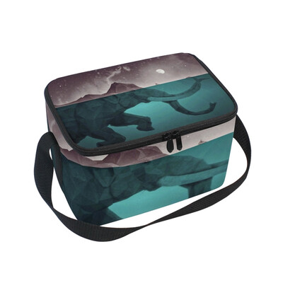 ALAZA Lunch Box Gray Elephant Illustration Insulated Lunch Bag Large Cooler Tote Bagfor Men Women
ALAZA Lunch Box Gray Elephant Illustration Insulated Lunch Bag Large Cooler Tote Bagfor Men Women