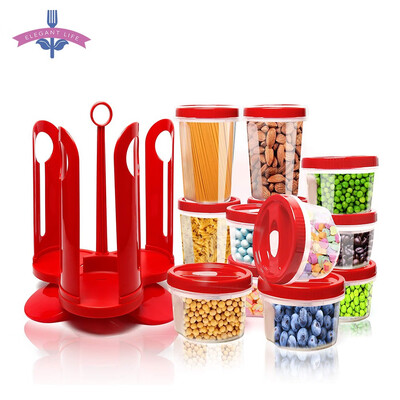 25 PcsSet Food Storage Box Snack Organizer Container Set With Rotating Rack Sealed Crisper Fridge Box With Cover Kitchen Tools
25 PcsSet Food Storage Box Snack Organizer Container Set With Rotating Rack Sealed Crisper Fridge Box With Cover Kitchen Tools