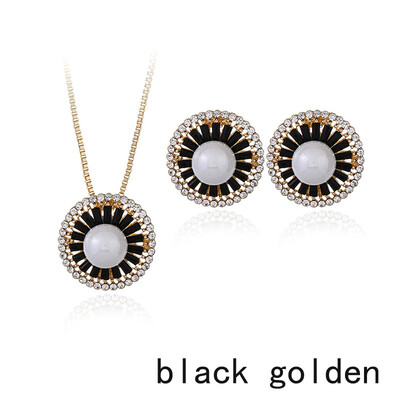 Female Ornaments Popular Ear Studs Necklaces Sunflower Jewelry Sets Necklace With Birthstones
Female Ornaments Popular Ear Studs Necklaces Sunflower Jewelry Sets Necklace With Birthstones
