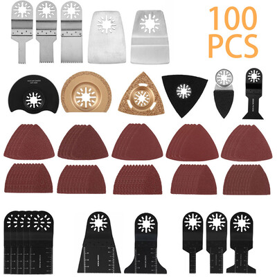 Willstar 100PCS Saw Blades Oscillating Multi Tool Accessories Kit for Fein Bosch Makita
Willstar 100PCS Saw Blades Oscillating Multi Tool Accessories Kit for Fein Bosch Makita