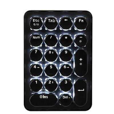 AJAZZAK21 Black Green Axis White Backlit Wired Digital Keypad Punk Round Keycap Mini Numeric Keyboard Financial Accounting Pun
AJAZZAK21 Black Green Axis White Backlit Wired Digital Keypad Punk Round Keycap Mini Numeric Keyboard Financial Accounting Pun