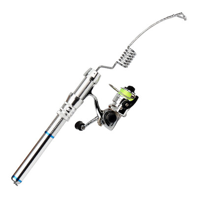 38CM Pocket Fishing Rod Detachable Fishing Rod Reel Combo Ultrashort Rock Sea Fishing Rod Spinning Reel Combo Kit Portable Fishing