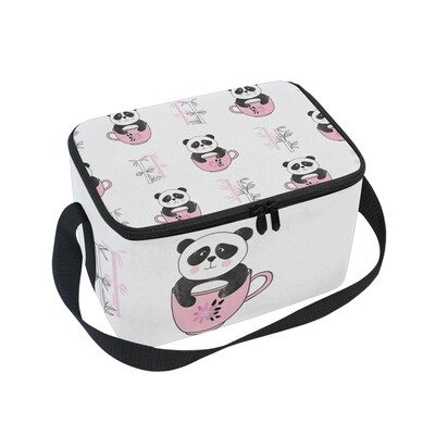 ALAZA Lunch Box Insulated Cute Panda Bears Lunch Bag Large Cooler Tote Bagfor Men Women
ALAZA Lunch Box Insulated Cute Panda Bears Lunch Bag Large Cooler Tote Bagfor Men Women