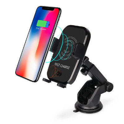 10W Fast Charge Vehicle-Mount Automatic Infrared Sensor Suction Qi Wireless Charging Pad Car Phone Holder Charger for IPhone X 8 S
10W Fast Charge Vehicle-Mount Automatic Infrared Sensor Suction Qi Wireless Charging Pad Car Phone Holder Charger for IPhone X 8 S