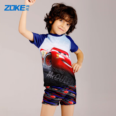 ZOKE boys swimwear students cute cartoon sunscreen two-piece beach vacation swimsuit LL19O3516 black red car mobilization 130-60-53 12 
ZOKE boys swimwear students cute cartoon sunscreen two-piece beach vacation swimsuit LL19O3516 black red car mobilization 130-60-53 12