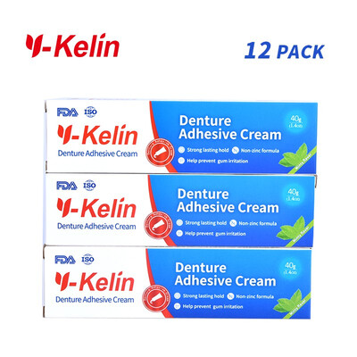 Y-Kelin Denture Adhesive Cream Strong hold denture cream for full partial denture fixing adhesive denture bonding
Y-Kelin Denture Adhesive Cream Strong hold denture cream for full partial denture fixing adhesive denture bonding