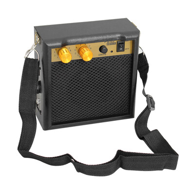 Portable Mini Guitar Amplifier Amp Speaker 5W with 35mm Headphone Output Supports Volume Tone Adjustment
Portable Mini Guitar Amplifier Amp Speaker 5W with 35mm Headphone Output Supports Volume Tone Adjustment