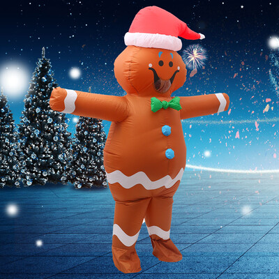 Willstar Inflatable Gingerbread Man Costume Fun Christmas Full Body Jumpsuit Christmas Party Costume Set
Willstar Inflatable Gingerbread Man Costume Fun Christmas Full Body Jumpsuit Christmas Party Costume Set