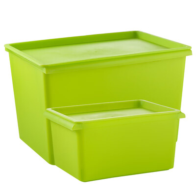 Van Gogh VENGO Limousin storage box bina box household storage box storage box about 31L 2 packs of green
Van Gogh VENGO Limousin storage box bina box household storage box storage box about 31L 2 packs of green