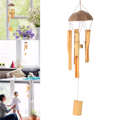 Willstar Large Natural Bamboo Coconut Garden Wind Chimes Fair Trade Lovely Natural Sound
Willstar Large Natural Bamboo Coconut Garden Wind Chimes Fair Trade Lovely Natural Sound