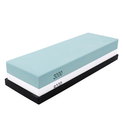 Double-sided Bicolor Whetstone Cutter Sharpener Stone for Kitchen White Corundum Sharpening Tool with Silica Gel Underlay
Double-sided Bicolor Whetstone Cutter Sharpener Stone for Kitchen White Corundum Sharpening Tool with Silica Gel Underlay