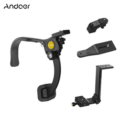 Andoer Q440A Hand Free Shoulder Rig Stabilizer Shoulder Support Bracket Movie Film Making System 14 Inch Screw Mounts for DSLR Ca
Andoer Q440A Hand Free Shoulder Rig Stabilizer Shoulder Support Bracket Movie Film Making System 14 Inch Screw Mounts for DSLR Ca