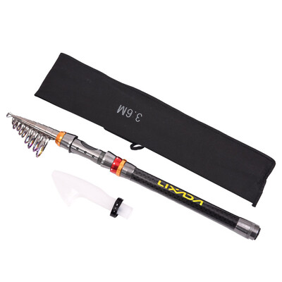 Lixada 18M 21M 24M 27M 30M 36M Portable Telescopic Carbon Fiber Fishing Rod Travel Spinning Sea Fishing Pole Tackle
Lixada 18M 21M 24M 27M 30M 36M Portable Telescopic Carbon Fiber Fishing Rod Travel Spinning Sea Fishing Pole Tackle