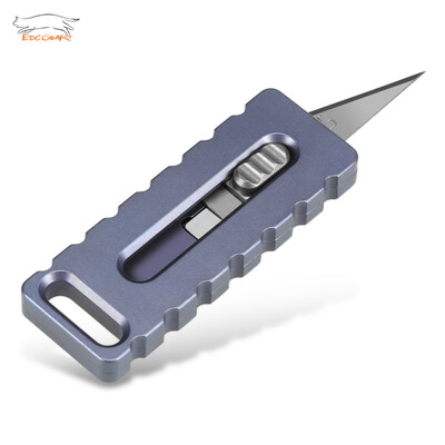 EDCGEAR Outdoor Mini Magnetic Titanium Alloy Utility Retractable Razor Sharp Paper Cutter Pocket Knife
EDCGEAR Outdoor Mini Magnetic Titanium Alloy Utility Retractable Razor Sharp Paper Cutter Pocket Knife