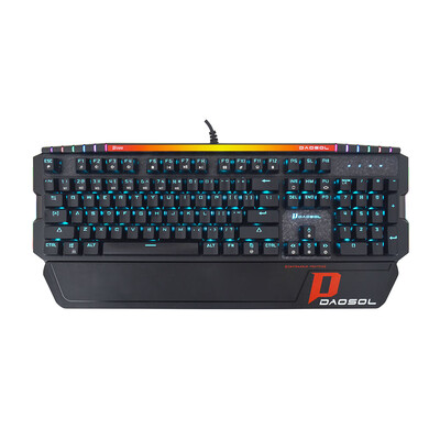DAOSOL D300 Optical Axis Mechanical Keyboard Gaming Keyboard Wired USB Customized LED Monochromatic Backlit 104 Keys For Gamer
DAOSOL D300 Optical Axis Mechanical Keyboard Gaming Keyboard Wired USB Customized LED Monochromatic Backlit 104 Keys For Gamer