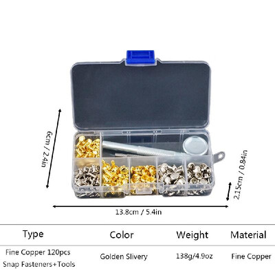 Snap Fasteners Tools Kit Leather Rivets Set with Fixing Tools 120pcs240pcs Craft Snaps Fastener Button Press Studs
Snap Fasteners Tools Kit Leather Rivets Set with Fixing Tools 120pcs240pcs Craft Snaps Fastener Button Press Studs