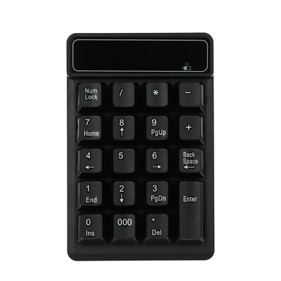 Numeric Keypad 24G Wireless Keyboard Mini Portable 19 Keys Number Pad Financial Accounting Keypad with USB Receiver Wireless
Numeric Keypad 24G Wireless Keyboard Mini Portable 19 Keys Number Pad Financial Accounting Keypad with USB Receiver Wireless