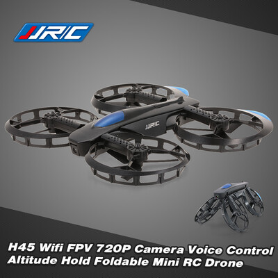 JJRC H45 BOGIE Wifi FPV 720P Camera Voice Control Altitude Hold Foldable Mini RC Drone Quadcopter
JJRC H45 BOGIE Wifi FPV 720P Camera Voice Control Altitude Hold Foldable Mini RC Drone Quadcopter