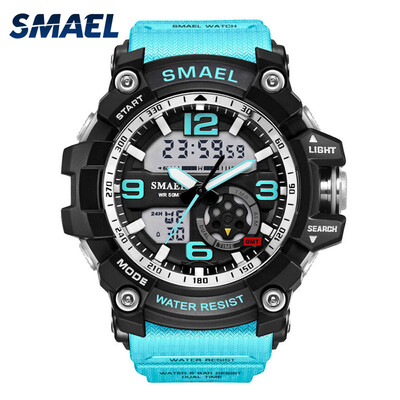 Mens Stylish Sports Multi-function Electronic Waterproof Watch Dual Display Wristwatches
Mens Stylish Sports Multi-function Electronic Waterproof Watch Dual Display Wristwatches