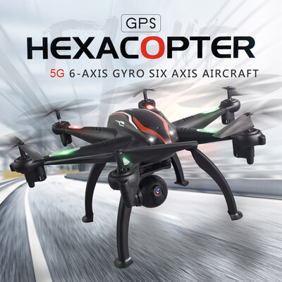 L100 1080P 5G WiFi FPV Wide-Angle Camera 6-axis GPS RC Drone Auto Follow RC Hexacopter RC Toy for Adults Kids
L100 1080P 5G WiFi FPV Wide-Angle Camera 6-axis GPS RC Drone Auto Follow RC Hexacopter RC Toy for Adults Kids