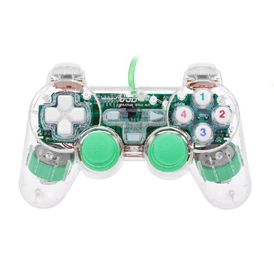 Transparent Wired Game Joystick USB Video Game Controller PC Gamepad Joypad with LED Flashing Light
Transparent Wired Game Joystick USB Video Game Controller PC Gamepad Joypad with LED Flashing Light