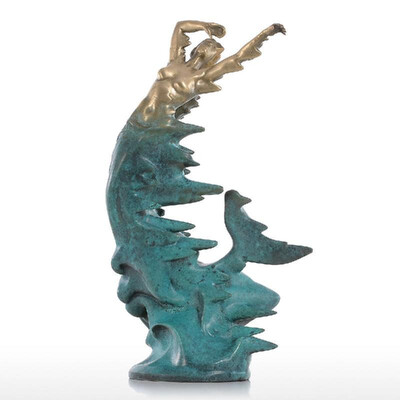 Tomfeel Mermaid Bronze Sculpture Modern Design Ocean Goddess Collectible Female Ocean Statue
Tomfeel Mermaid Bronze Sculpture Modern Design Ocean Goddess Collectible Female Ocean Statue