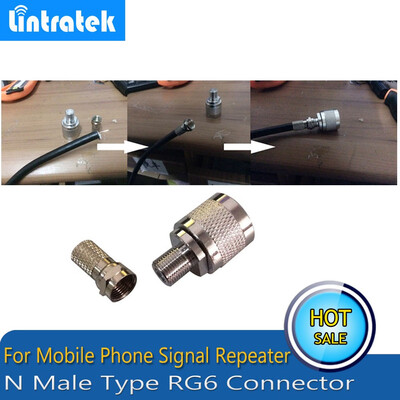 2pcs N Type Connector Male RG6 For connecting Coaxial Cable For Mobile Phone Signal Booster Repeater Amplifier
2pcs N Type Connector Male RG6 For connecting Coaxial Cable For Mobile Phone Signal Booster Repeater Amplifier