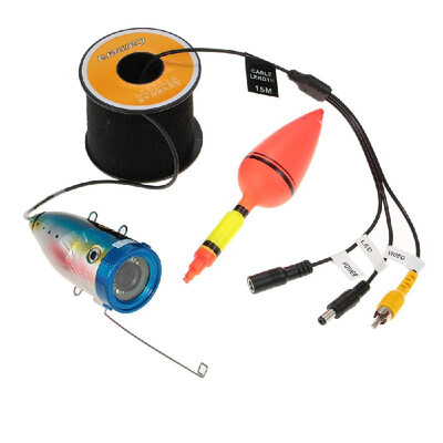 Underwater 1000TVL Fishing Video Camera Waterproof 12PCS White LED Lights Fish