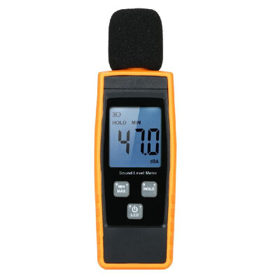 LCD Digital Sound Level Meter DB Meters 30-130dBA Noise Volume Measuring Tool Decibel Monitoring Tester with MaxMinData Hold Mod
LCD Digital Sound Level Meter DB Meters 30-130dBA Noise Volume Measuring Tool Decibel Monitoring Tester with MaxMinData Hold Mod