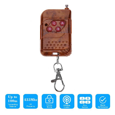433Mhz 4 Buttons Copy Cloning Duplicator Remote Control Transmitter Switch for Garage Opener Electric Garage Door Remote Control K
433Mhz 4 Buttons Copy Cloning Duplicator Remote Control Transmitter Switch for Garage Opener Electric Garage Door Remote Control K