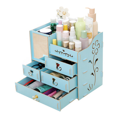 Multifunctional Desktop Storage Box Assembly Wooden Large Capacity Makeup Cosmetic Storage Box with Mirror Multi Drawers DIY Jewel
Multifunctional Desktop Storage Box Assembly Wooden Large Capacity Makeup Cosmetic Storage Box with Mirror Multi Drawers DIY Jewel