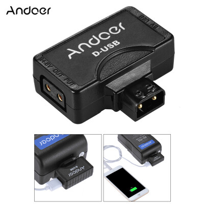 Andoer D-Tap to 5V USB Adapter Connector for V-Mount Camcorder Camera Battery for BMCC Smartphone Monitor
Andoer D-Tap to 5V USB Adapter Connector for V-Mount Camcorder Camera Battery for BMCC Smartphone Monitor