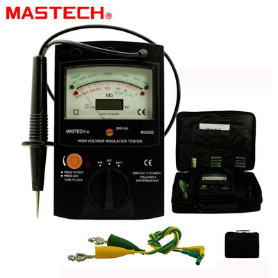 MASTECH MS5202 100000Mohm Digital Analog Insulation Tester tramegger high voltage insulation tester
MASTECH MS5202 100000Mohm Digital Analog Insulation Tester tramegger high voltage insulation tester