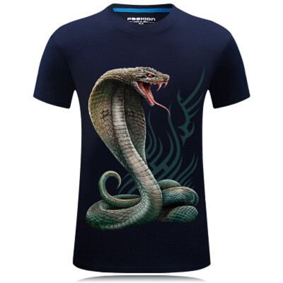 2019 Summer Cotton Mens T Shirt 3d Print Funny Snake O Neck Short Sleeve Plus Size 6XL
2019 Summer Cotton Mens T Shirt 3d Print Funny Snake O Neck Short Sleeve Plus Size 6XL