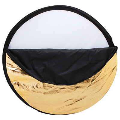 Andoer 43" 110cm Disc 5 in 1 Gold Silver White Black Translucent Multi Portable Collapsible Photography Studio Photo Light R
Andoer 43" 110cm Disc 5 in 1 Gold Silver White Black Translucent Multi Portable Collapsible Photography Studio Photo Light R