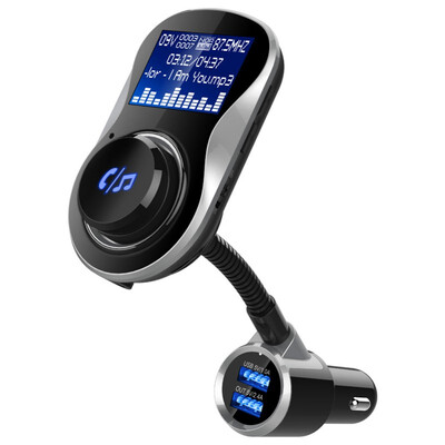15 inch LCD FM Transmitter Handsfree Bluetooth Car Kit with AUX Dual USB Port Quick Charge Voltage Monitor
15 inch LCD FM Transmitter Handsfree Bluetooth Car Kit with AUX Dual USB Port Quick Charge Voltage Monitor