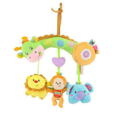 Bed Crib Stroller Toy Baby Plush Hanging Rattle Educational Activity Toys With Rattle Teether Forest Animal
Bed Crib Stroller Toy Baby Plush Hanging Rattle Educational Activity Toys With Rattle Teether Forest Animal