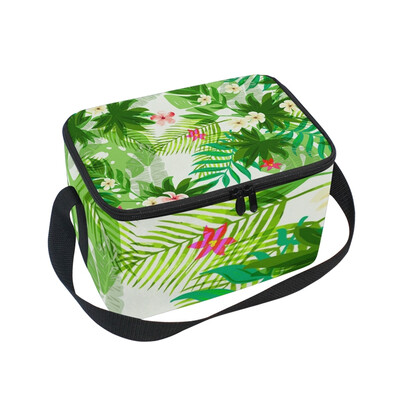 ALAZA Lunch Box Insulated Lunch Bag Large Cooler Tote Bag Tropical Leaves And Flowers for Men Women Girls Boys
ALAZA Lunch Box Insulated Lunch Bag Large Cooler Tote Bag Tropical Leaves And Flowers for Men Women Girls Boys