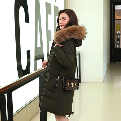 new lady down jacket of 2018 winter dress is a fashionable white duck plucked raccoon fur collar warm winter coat
new lady down jacket of 2018 winter dress is a fashionable white duck plucked raccoon fur collar warm winter coat