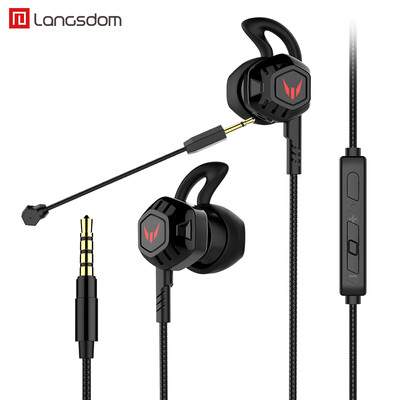 Lanston G100X Gaming Headphones In-Ear E-sports Subwoofer HD Shuangmai Computer Mobile Phone Wire Control Tuning Listening Sounds Group Open Black Eating Chicken Ears Black
Lanston G100X Gaming Headphones In-Ear E-sports Subwoofer HD Shuangmai Computer Mobile Phone Wire Control Tuning Listening Sounds Group Open Black Eating Chicken Ears Black