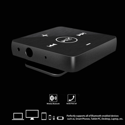 Wireless Bluetooth Audio Receiver Music Box Adapter with Microphone 35mm AUX Out Back Clip for Headphone Speaker Car Stereo Home
Wireless Bluetooth Audio Receiver Music Box Adapter with Microphone 35mm AUX Out Back Clip for Headphone Speaker Car Stereo Home