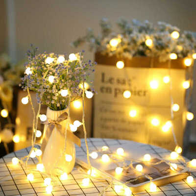 Jingtang LED lights warm color ball small lights flashing lights string lights stars stars network red decoration wedding birthday party holiday table white string lights wall decoration lights 4 meters 20 balls
Jingtang LED lights warm color ball small lights flashing lights string lights stars stars network red decoration wedding birthday party holiday table white string lights wall decoration lights 4 meters 20 balls