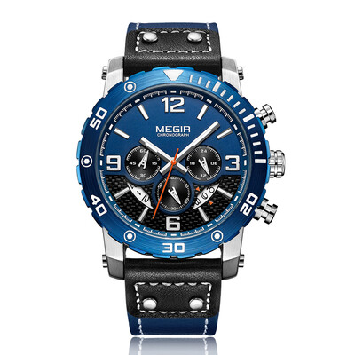 MEGIR 2084 Men Watch Top Luxury Brand Watch Leather Band Quartz Movement Wristwatch Sport Watch Male Watch Fashion&Casual Watc
MEGIR 2084 Men Watch Top Luxury Brand Watch Leather Band Quartz Movement Wristwatch Sport Watch Male Watch Fashion&Casual Watc