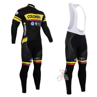 Cycling jersey 2018 pro team Colombia winter thermal fleece cycling clothing set ropa ciclismo invierno bike jersey bib pants kit
Cycling jersey 2018 pro team Colombia winter thermal fleece cycling clothing set ropa ciclismo invierno bike jersey bib pants kit