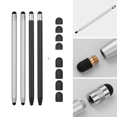 2 in 1 Universal Touchscreen Stylus Pen for All Touchscreen Tablets Cell Phones with 8 Extra Replaceable Soft Rubber Tips 4pcs Red
2 in 1 Universal Touchscreen Stylus Pen for All Touchscreen Tablets Cell Phones with 8 Extra Replaceable Soft Rubber Tips 4pcs Red