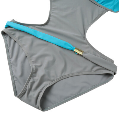 New Sexy Women One-piece Swimsuit Contrast Color Block Halter Backless Beach Swimwear Bathing Suit
New Sexy Women One-piece Swimsuit Contrast Color Block Halter Backless Beach Swimwear Bathing Suit