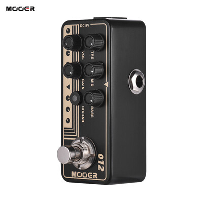 Mooer MICRO PREAMP Series 012 US GOLD 100 British Style Digital Preamp Preamplifier Guitar Effect Pedal Dual Channels 3-Band EQ wi
Mooer MICRO PREAMP Series 012 US GOLD 100 British Style Digital Preamp Preamplifier Guitar Effect Pedal Dual Channels 3-Band EQ wi