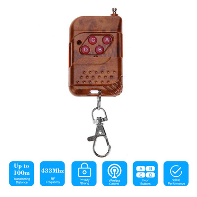 433Mhz 4 Buttons Copy Cloning Duplicator Remote Control Transmitter Switch for Garage Opener Electric Garage Door Remote Control K
433Mhz 4 Buttons Copy Cloning Duplicator Remote Control Transmitter Switch for Garage Opener Electric Garage Door Remote Control K