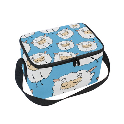 ALAZA Lunch Box Sweet Furry Funny Dream Sheep Insulated Lunch Bag Large Cooler Tote Bagfor Men Women 
ALAZA Lunch Box Sweet Furry Funny Dream Sheep Insulated Lunch Bag Large Cooler Tote Bagfor Men Women
