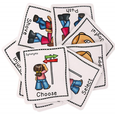 40 English Synonyms Flash Cards-English word learning card&pocket size flash card for Preschool children-English Vocabulary Cards
40 English Synonyms Flash Cards-English word learning card&pocket size flash card for Preschool children-English Vocabulary Cards